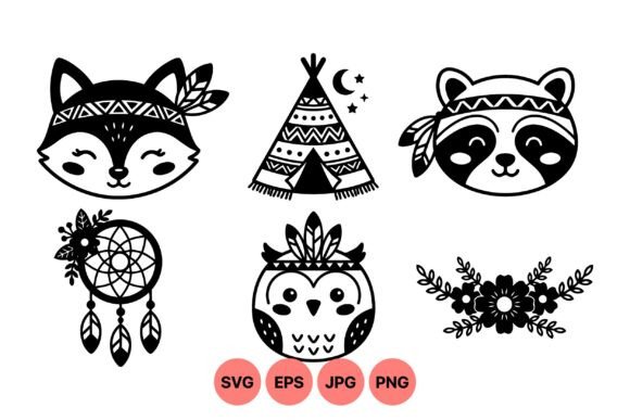Download Boho Woodland Animal SVG Set - Svg Collection
