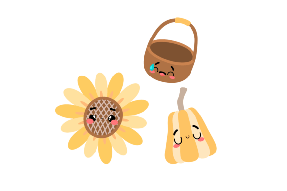 Download Autumn Cartoon Element Kawaii Bundle - Kawaii bundle Collection