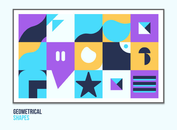 Download Unusual Composition Geometrical Artwork - Geometric Collection
