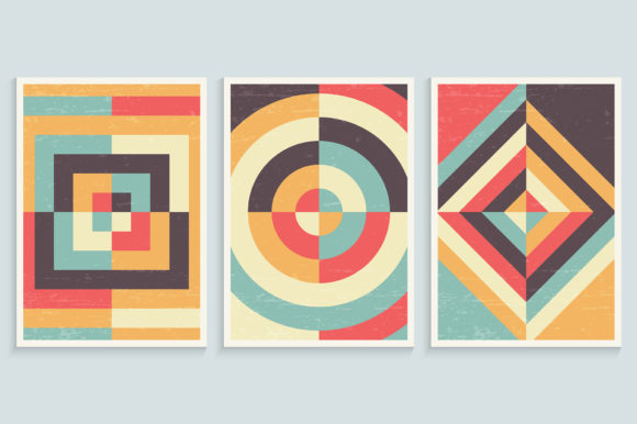 Download Minimalist Art Posters in Vintage Colors - Minimalist art Collection
