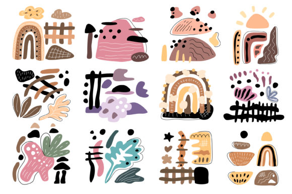 Download Abstract Boho Elements SVG - Svg Collection