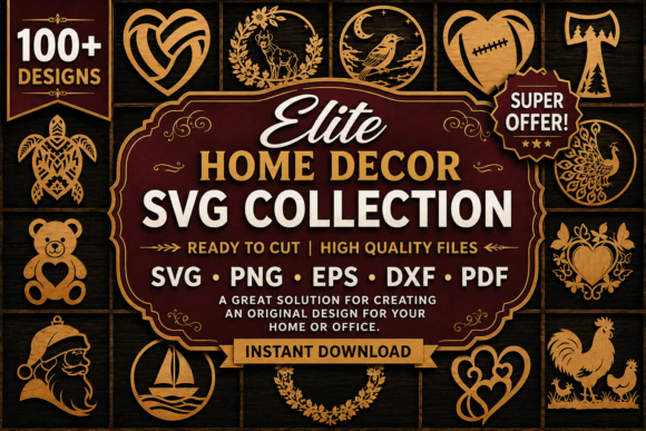 Download Elite Home Decor SVG Collection Bundle - Svg Collection