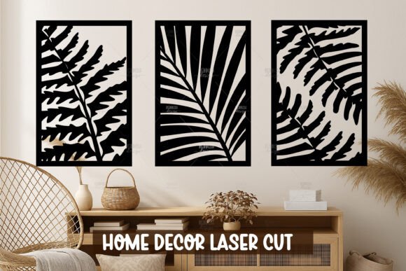 Download Tropical Leaf Set Wall Art SVG - Svg Collection