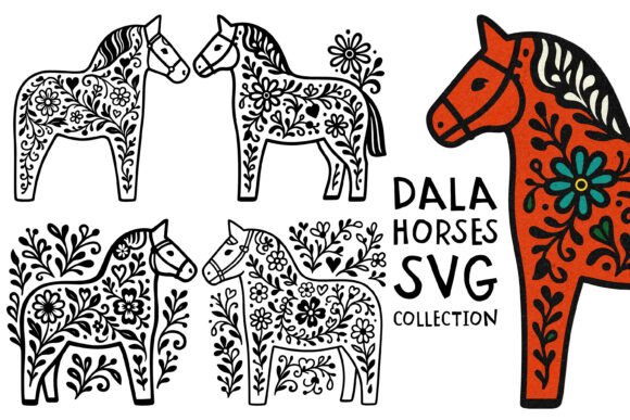 Download Dala Horse SVG Collection - Svg Collection